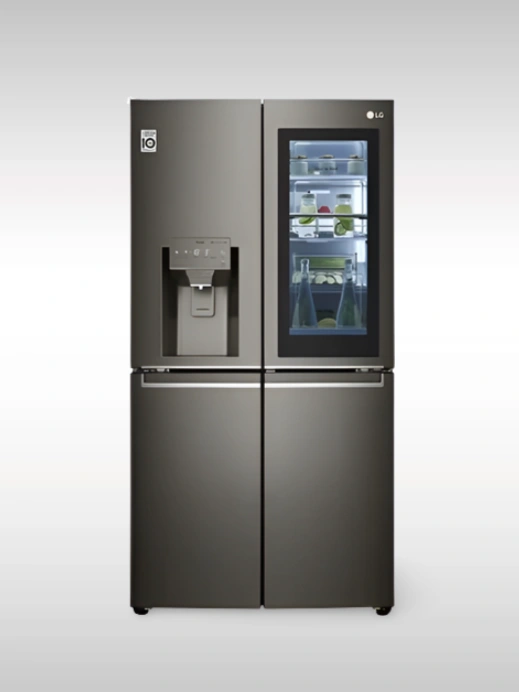 یخچال فریزر ساید بای ساید ال جی مدل GR- X24FMKBL دودی