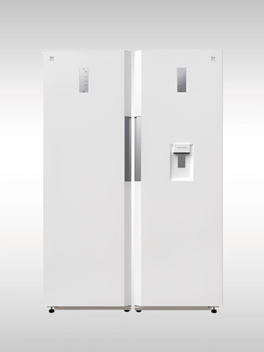 یخچال فریزر دوقلو دوو مدل SRI/SFI-20MW رنگ سفید متالیک وای فای دار