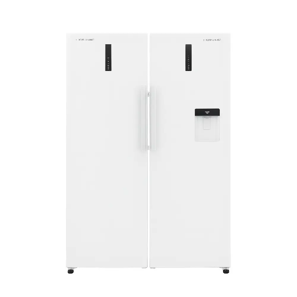 New Project (2) یخچال دو قلو کوراتز I24SP NR-NF برد لمسی عمودی - اینورتر - سفید - تصویر 1