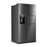 یخچال فریزر 32 فوت ساید بای ساید گلکسی هیمالیا استیل - تصویر 3