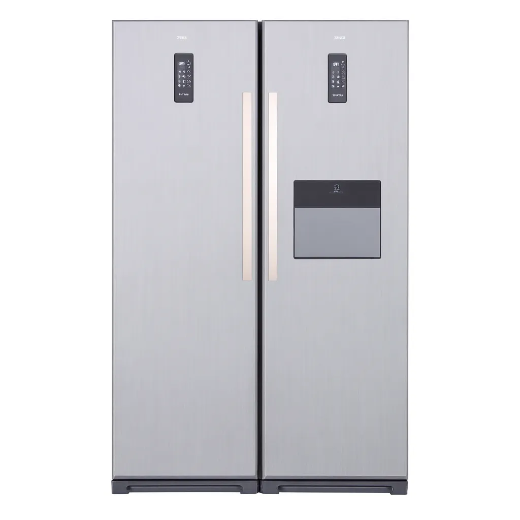 converted (73) یخچال فریزر دوقلو 34 فوت هیمالیا مدل رومانو پلاس استیل - تصویر 1