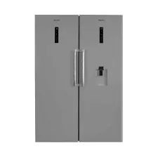 converted (90) یخچال فریزر دوقلو 34 فوت مدل آیس ایج استیل - تصویر 1