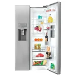یخچال و فریزر ساید بای ساید اسنوا 27 فوت مدل S2Di-S110-S استیل - Image 2