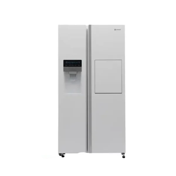 یخچال و فریزر ساید بای ساید اسنوا 27 فوت مدل S2Di-S110-S سفید - تصویر 1
