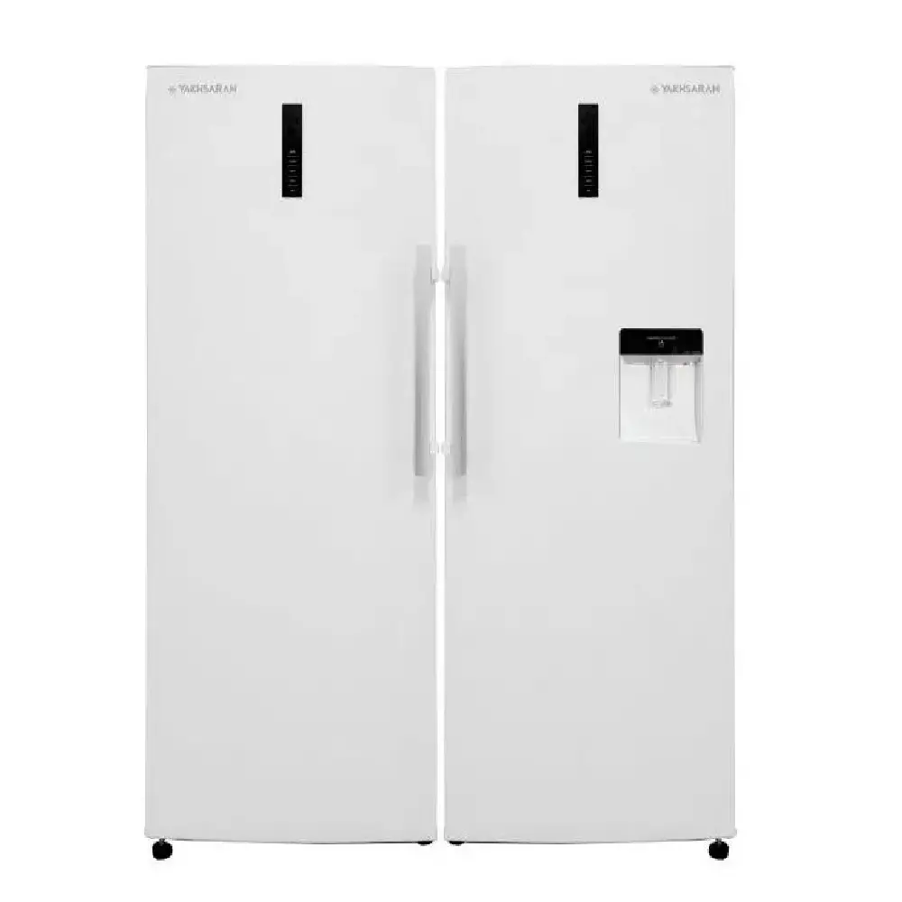 New Project (8) یخچال فریزر دوقلو یخساران 40 فوت مدل کوارتز FSP24 سفید - تصویر 1