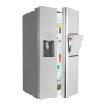 یخچال و فریزر ساید بای ساید اسنوا 27 فوت مدل S2Di-S110-S استیل - Image 3