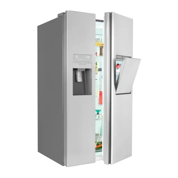 یخچال و فریزر ساید بای ساید اسنوا 27 فوت مدل S2Di-S110-S استیل - تصویر 3