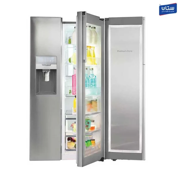 یخچال فریزر ساید بای ساید اسنوا مدل ARS3DI-L300- S استیل - تصویر 2
