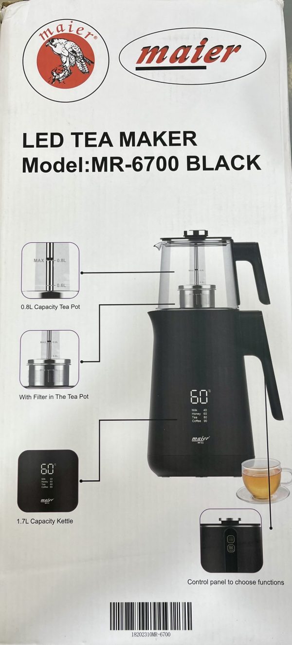 چای ساز روهمی مایر مدل MR-6700 طوسی - تصویر 6