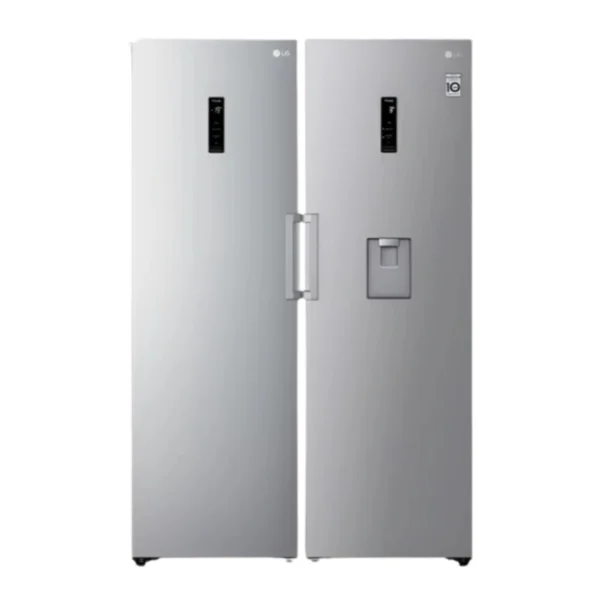 یخچال فریزر دوقلو ال جی GC-F411ELDM و GC-B414ELFM نقره ای - تصویر 1