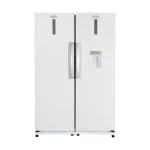 یخچال فریزر دوقلو نیکسان نوفراست یخساز دستی موتور INVERTER مدل 6020 سفید - تصویر 2