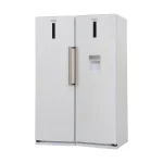 یخچال فریزر دوقلو نیکسان نوفراست یخساز دستی موتور INVERTER مدل 6020 سفید - تصویر 4