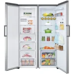 یخچال فریزر دوقلو ال جی GC-F411ELDM و GC-B414ELFM نقره ای - Image 5