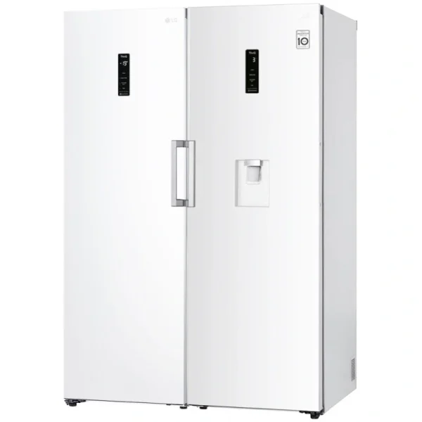 یخچال فریزر دوقلو ال جی GC-F411EQDM و GC-B414EQFM سفید - تصویر 2