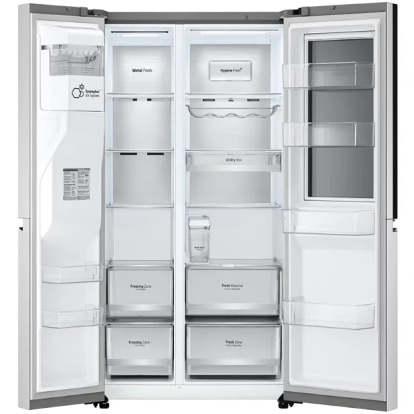 یخچال فریزر ساید بای ساید ال جی GC-X257CSES نقره ای سیلور - تصویر 5