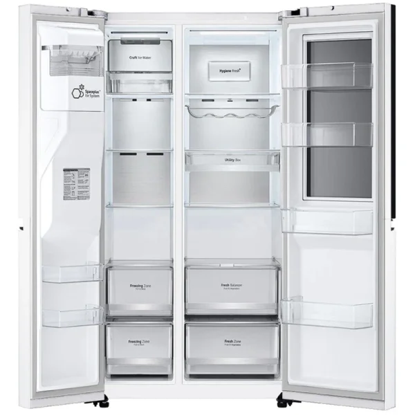 یخچال فریزر ساید بای ساید ال جی GC-X267CQHS سفید - تصویر 4