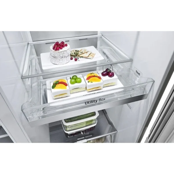 یخچال فریزر ساید بای ساید ال جی GCX-287TNS سیلور - تصویر 7