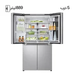 یخچال فریزر ساید بای ساید ال جی GR-X39FFLRL (مونتاژ چین) نقره ای - تصویر 3