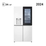 یخچال فریزر فرنچ چهار درب ال جی GR-X39FFQRL سفید - تصویر 3