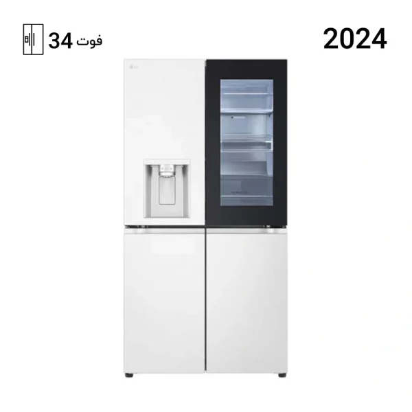 یخچال فریزر فرنچ چهار درب ال جی GR-X39FFQRL سفید - تصویر 3