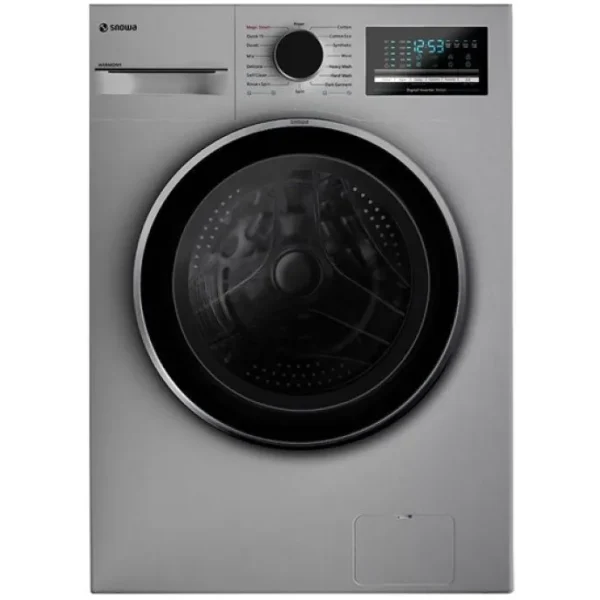 ماشین لباسشویی اسنوا مدل SWM-B80 استیل اتوماتیک 8کیلوگرم - تصویر 1