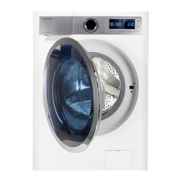 لباسشویی دوو 8 کیلویی LM 861WS سفید پنل نقره ای - تصویر 2