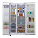 یخچال فریزر ساید بای ساید اسنوا S1Di-M210-W - Image 2