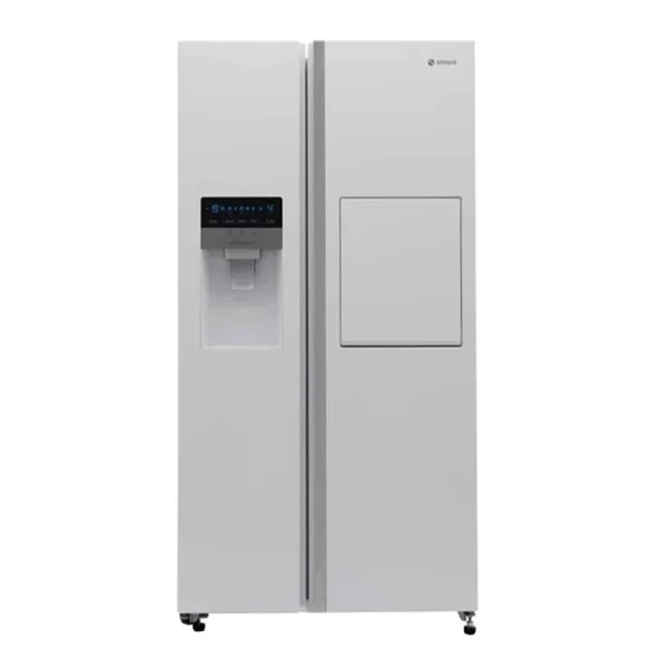 یخچال فریزر ساید بای ساید اسنوا مدل S2DI-S110 سری آدینا سفید متالیک - تصویر 3