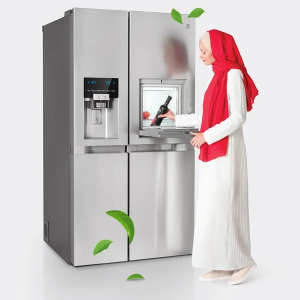 یخچال فریزر ساید بای ساید دوو SXI20-31S استیل (3730SS) - تصویر 2