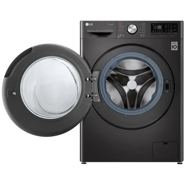 ماشین لباسشویی 10/5 کیلویی ال جی WDV9142BRP دودی - تصویر 9