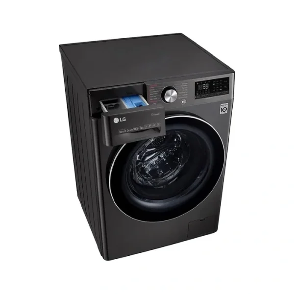 ماشین لباسشویی 10/5 کیلویی ال جی WDV9142BRP دودی - تصویر 10