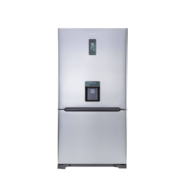 omega-gray-roo-b-roo-scaled-1.jpg یخچال فریزر کمبی استیل هیمالیا مدل امگا پلاس آبسردکن دار - تصویر 1