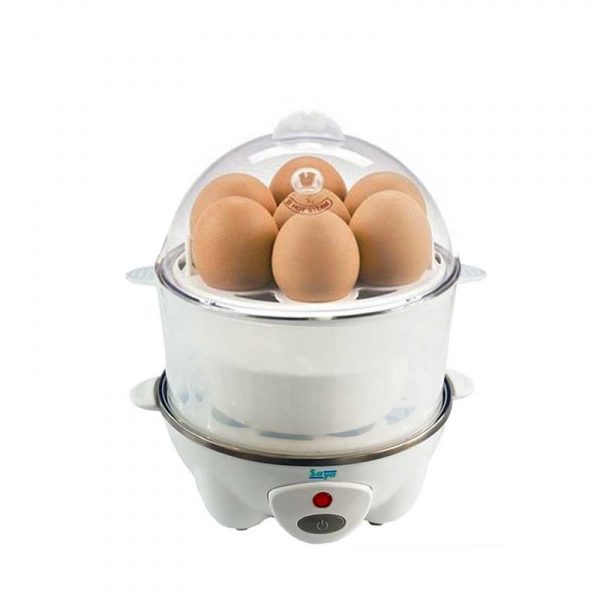 تخم مرغ پز پارس خزر دوطبقه مدل  egg morning 2F - تصویر 1