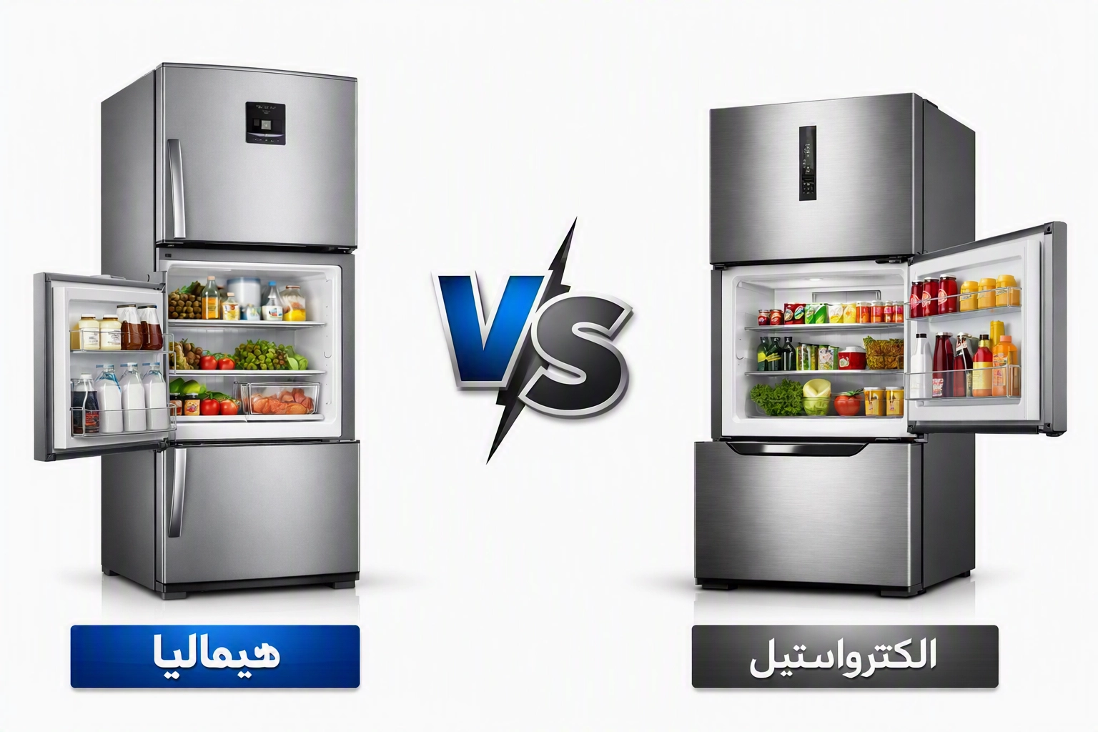 مقایسه یخچال فریزر هیمالیا با الکترواستیل