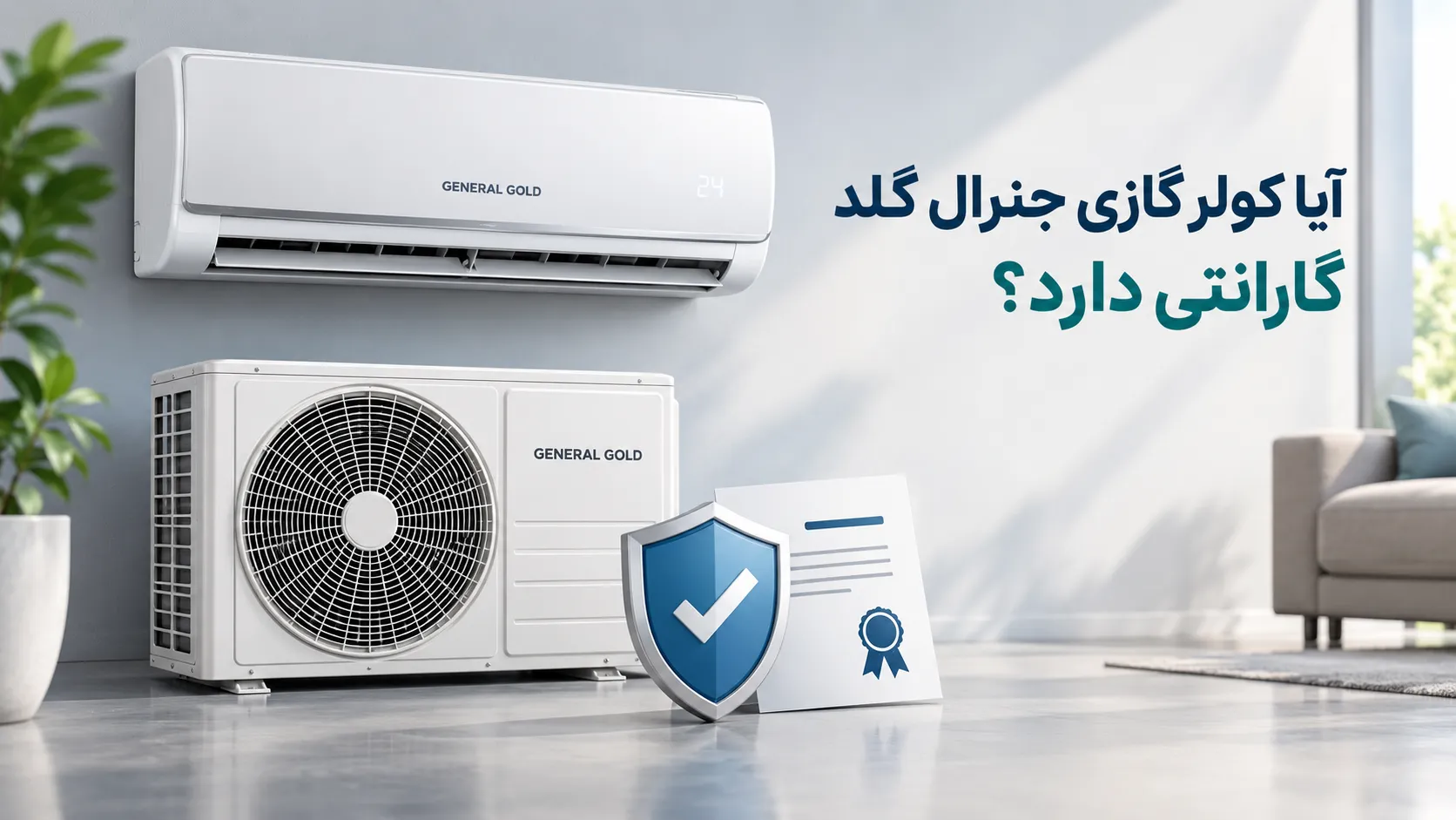 آیا کولر گازی جنرال گلد گارانتی دارد؟